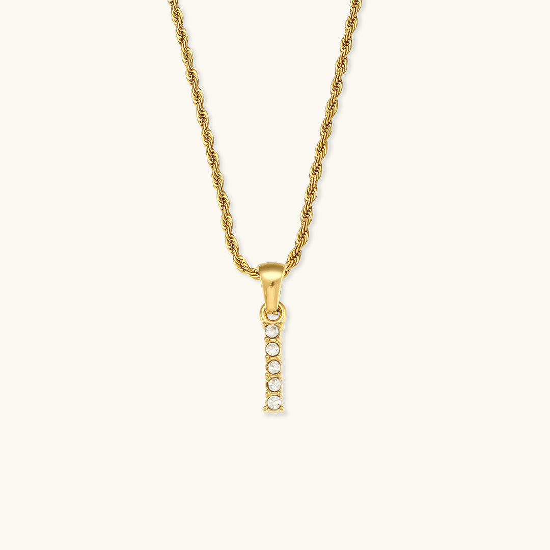 Maeve - Diamantkette mit Initialen