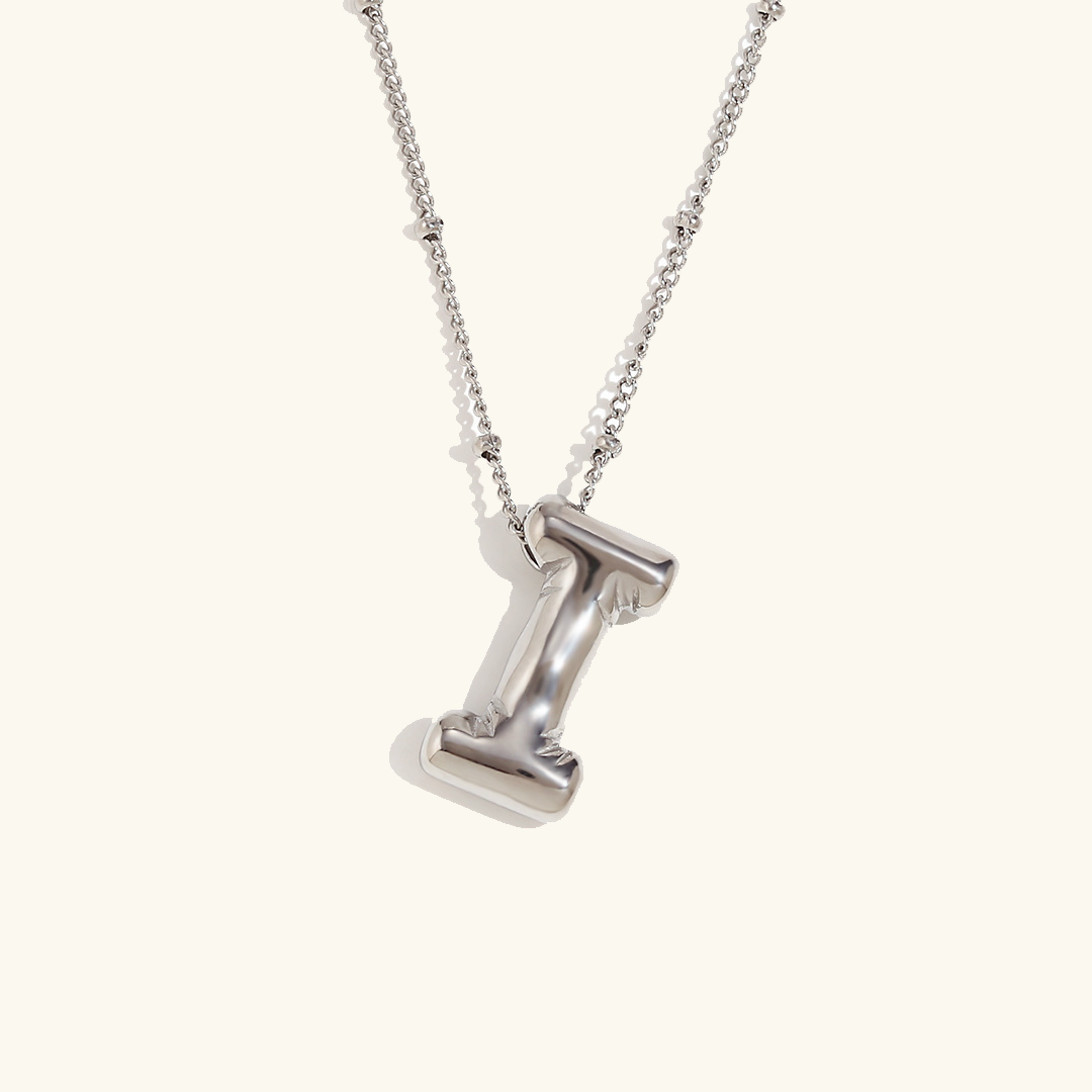 Goldenes Initialen-Halsband Balloon