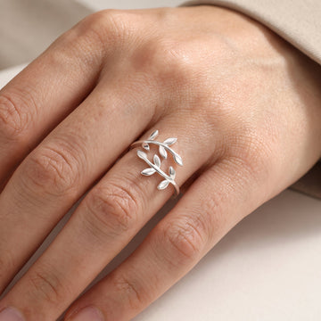 Jordin - Ring mit kleinen Blättern