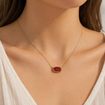 Viya – Elegante Geburtsstein-Kette