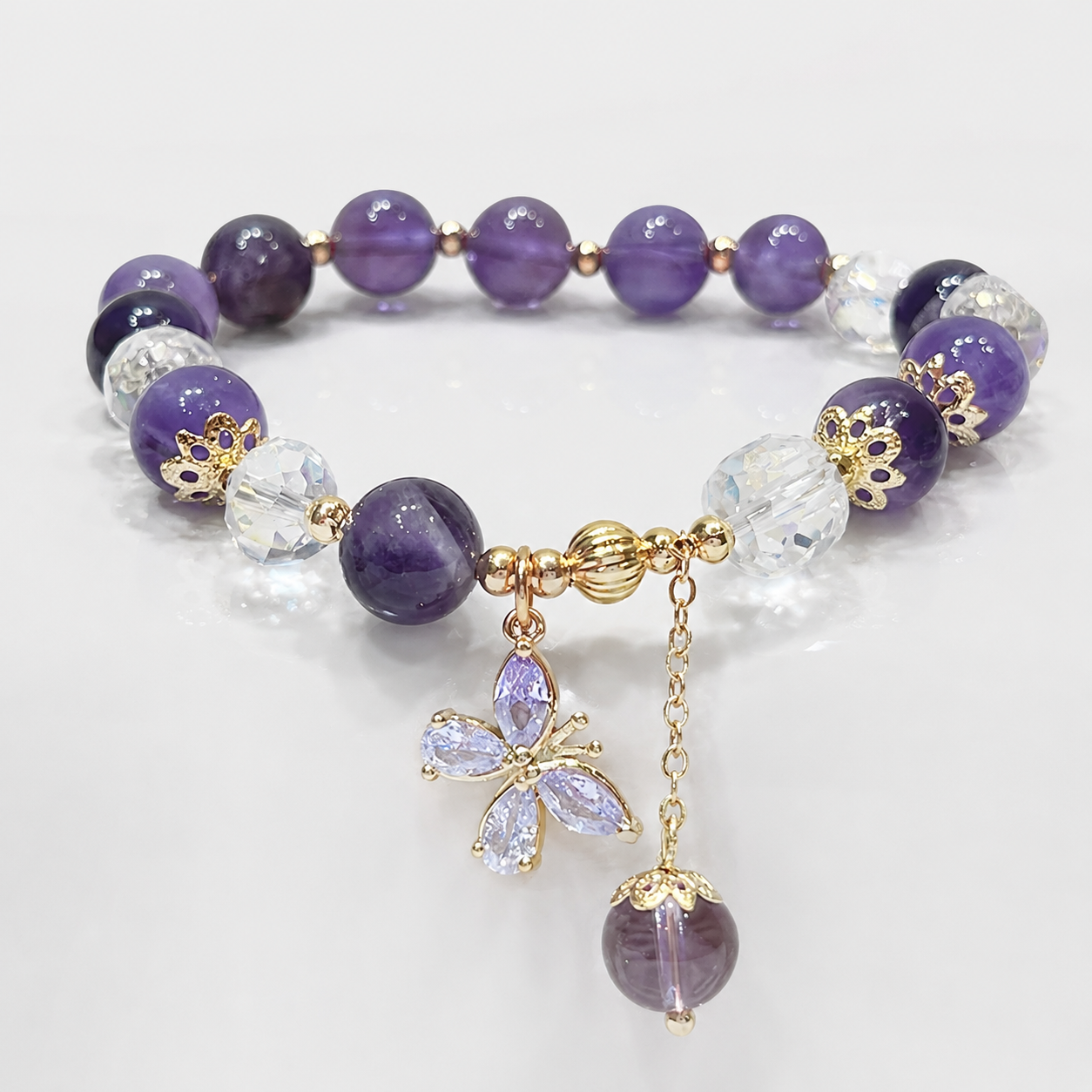 Aura – Heilendes Amethystarmband