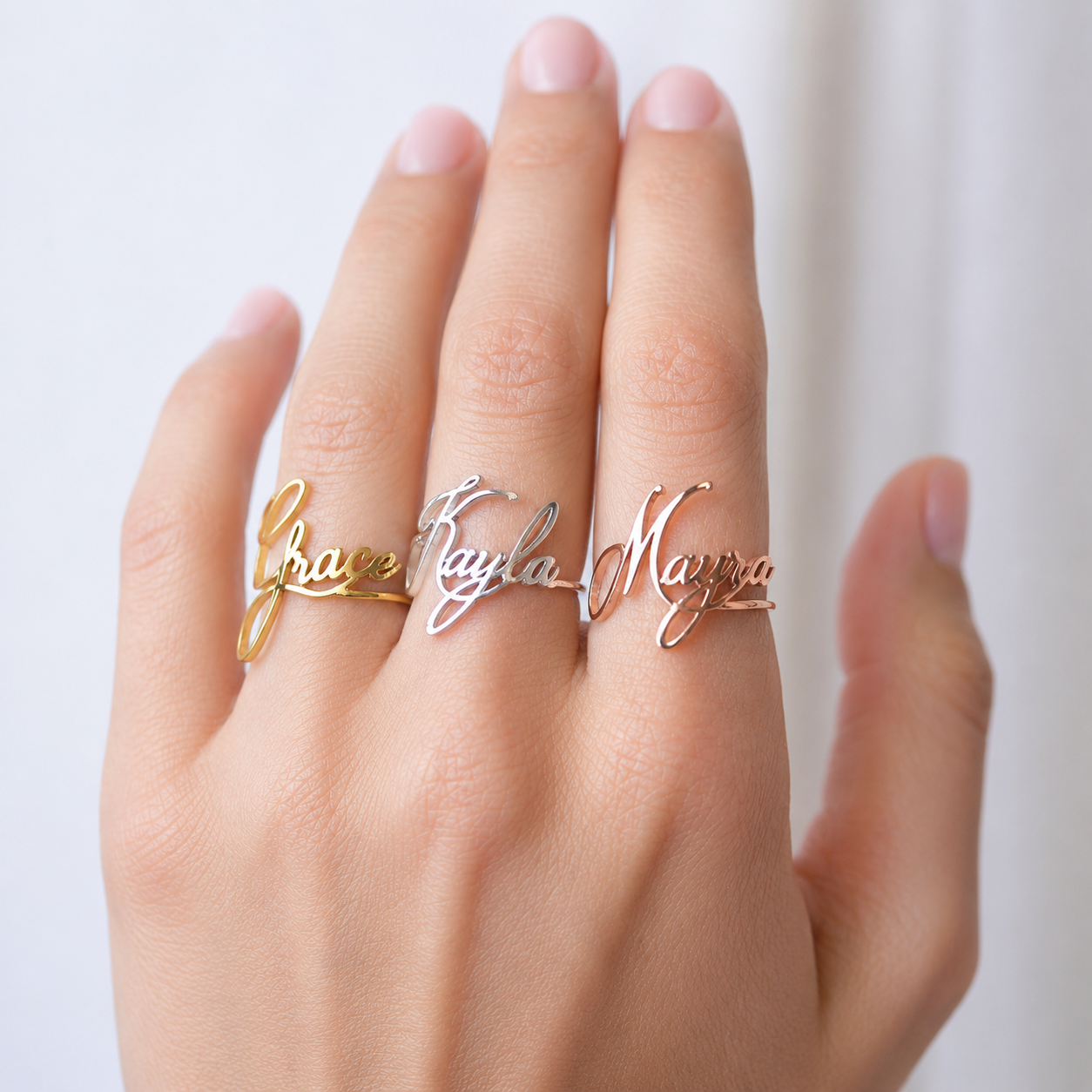 Personalisierter Namensring - Individueller Ring