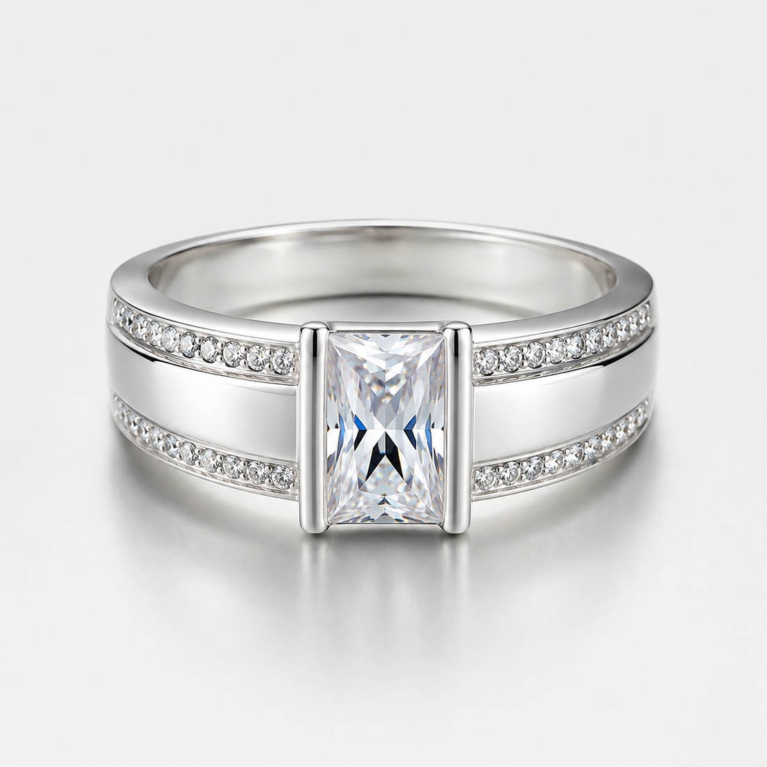 Vivienne – Vintage-Ring mit eingearbeitetem Kristall