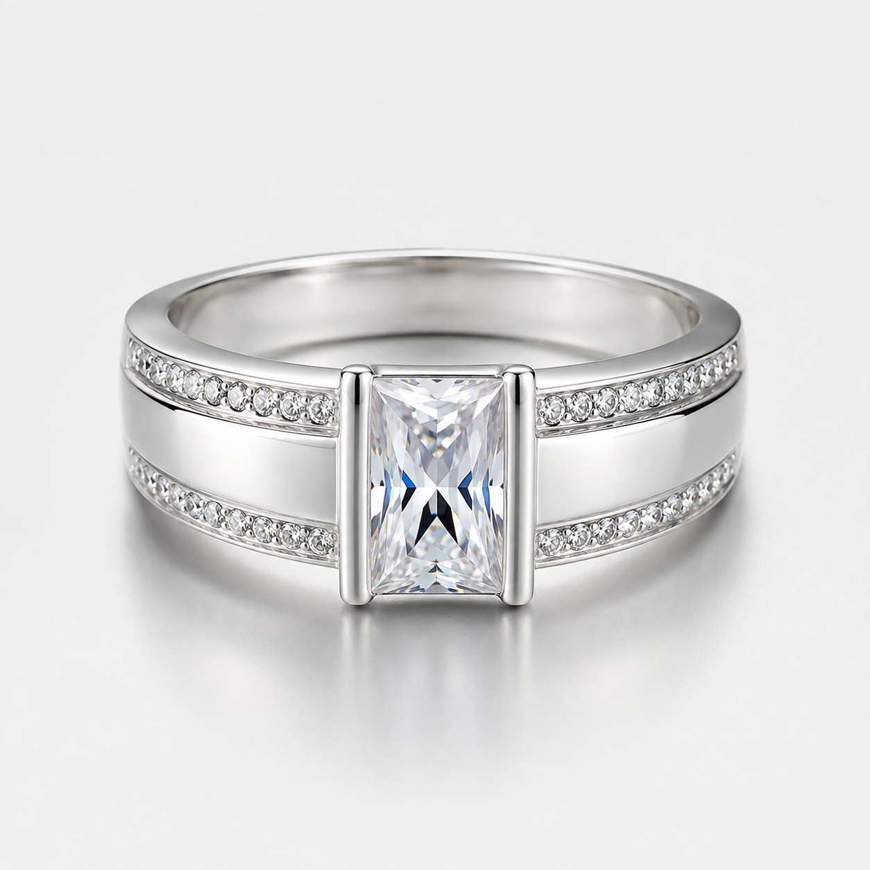 Vivienne – Vintage-Ring mit eingearbeitetem Kristall