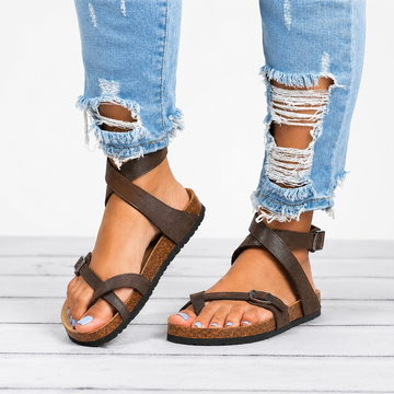 Danna - Retro-Damensandalen
