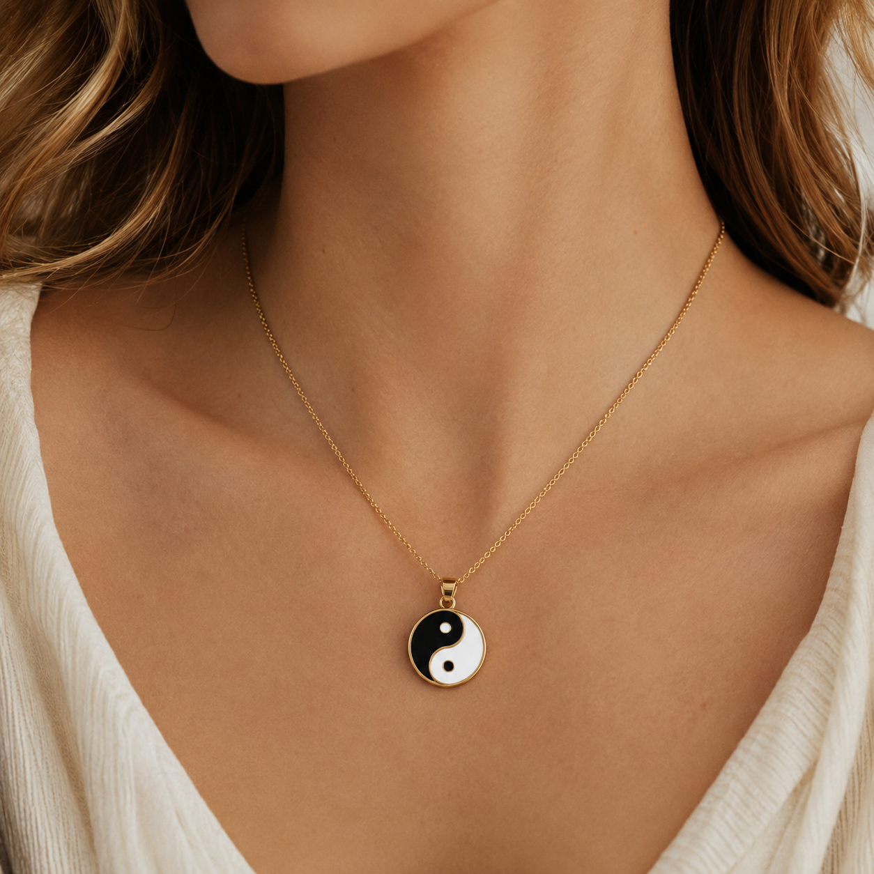 Tao – Trennbare Yin Yang-Halskette für Paare oder Freunde