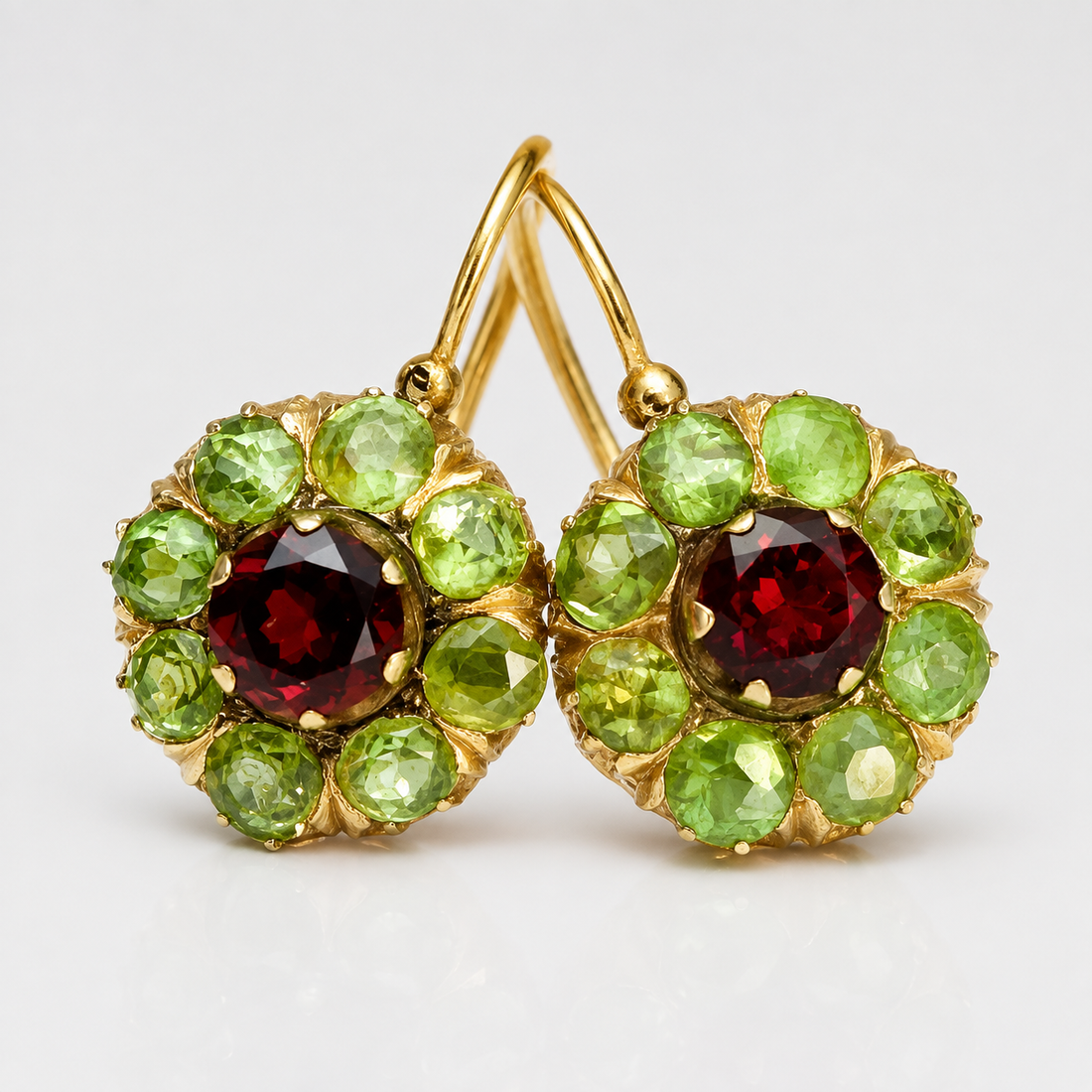Clara – Runde Vintage-Ohrringe