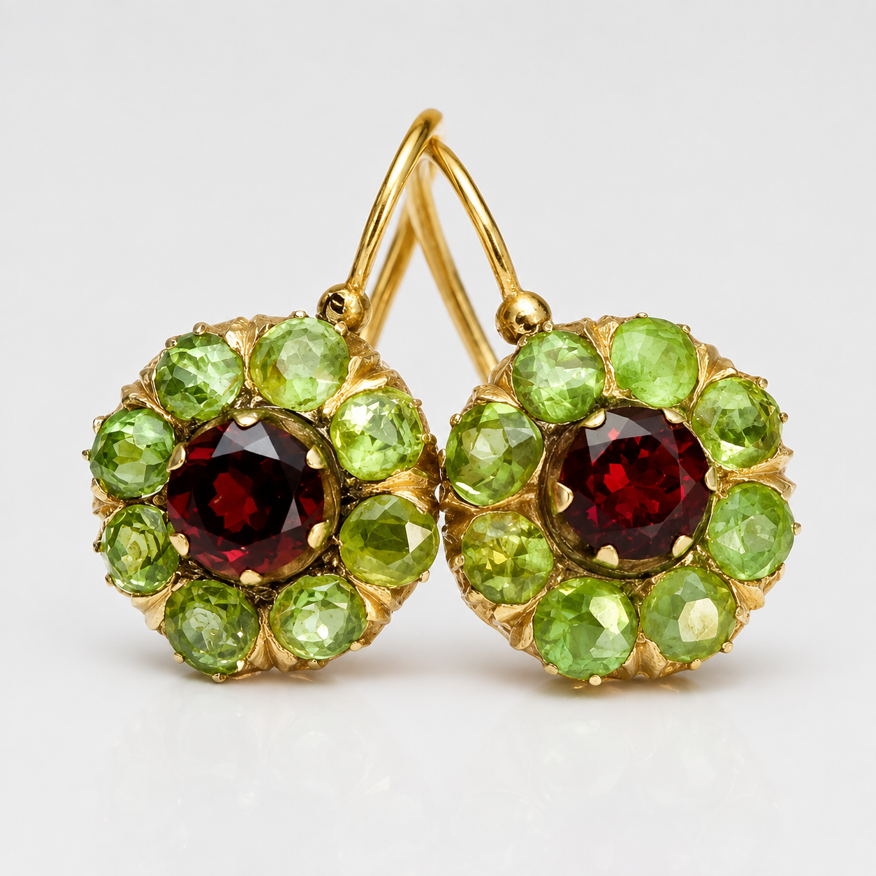 Clara – Runde Vintage-Ohrringe