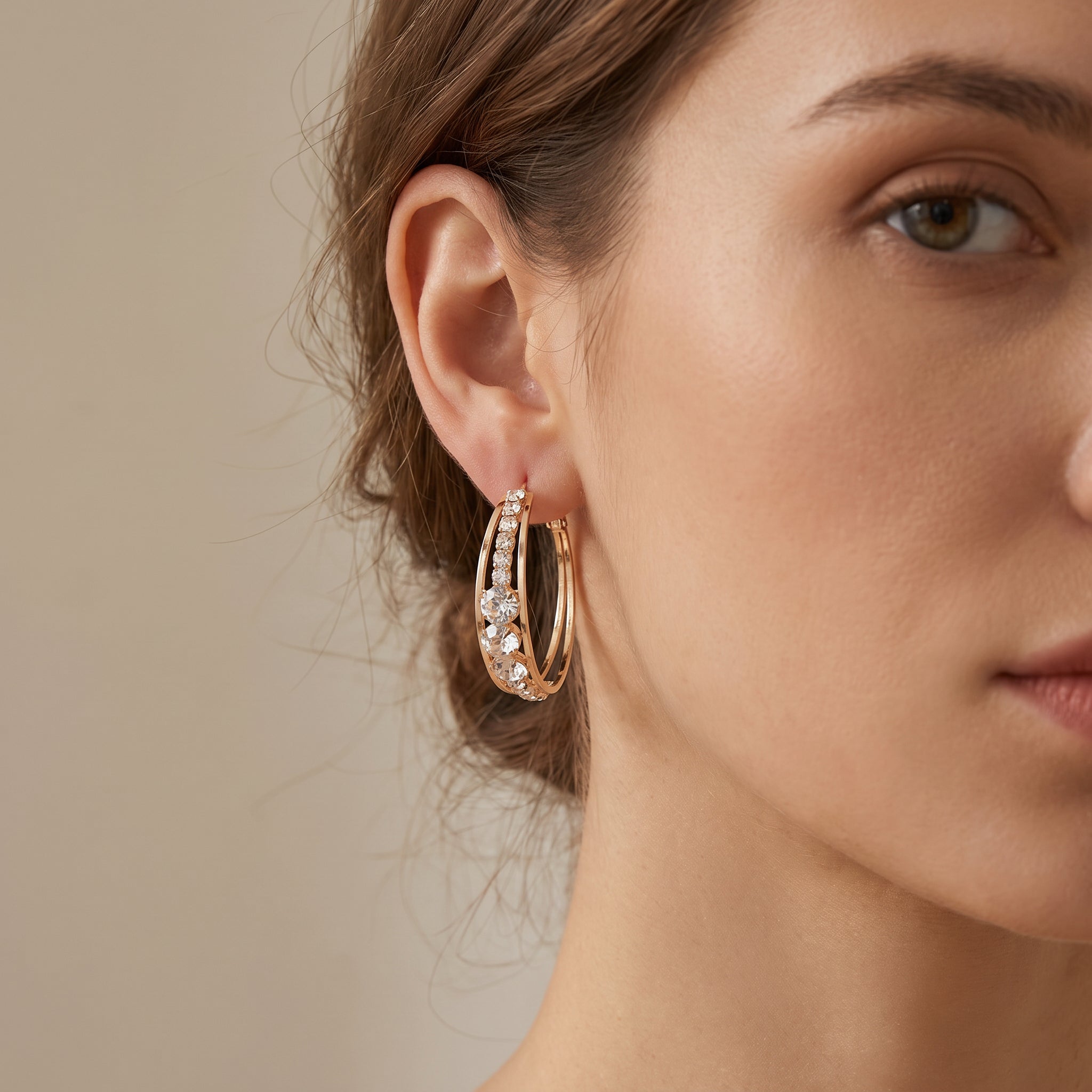 Alina – Elegante Hoops mit Glanz