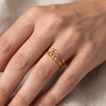 Maelis – Anti-Stress-Ring mit drehbaren Perlen