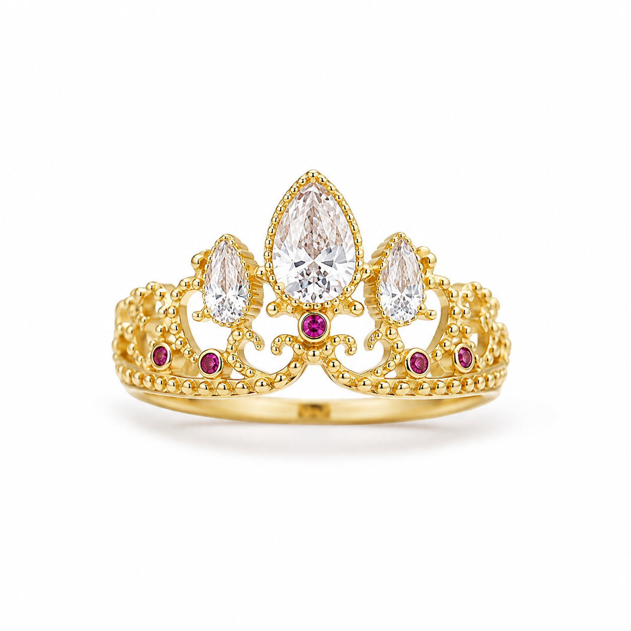 Krone Rapunzel Ring - Der goldene Krone Ring von Rapunzel
