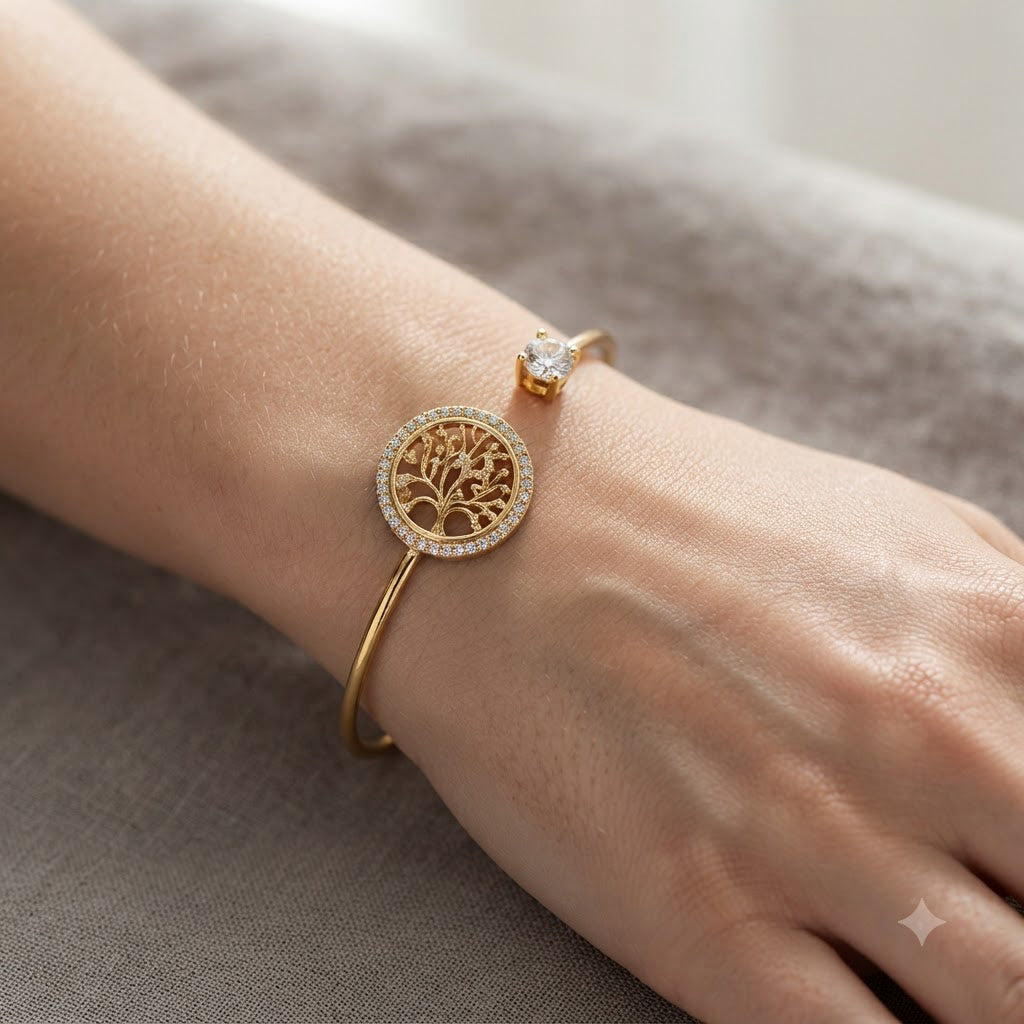 Aeriel – Verstellbares Armband mit Lebensbaum