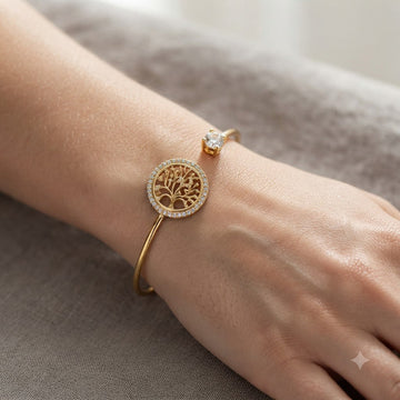 Aeriel – Verstellbares Armband mit Lebensbaum
