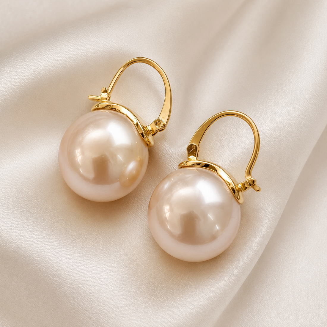 Ariane – Sublime Ohrringe aus Gold und Perle
