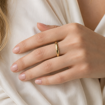 Eloane – Goldener Edelstahlring