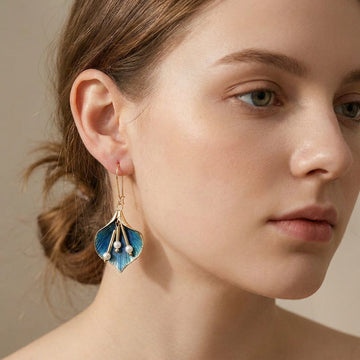 Yara – Vintage Silber Lotusblumenohrringe