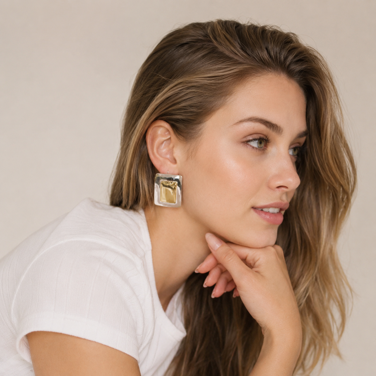 Jocelyn - Goldbox-Ohrringe