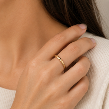 Bree – Eleganter Goldring