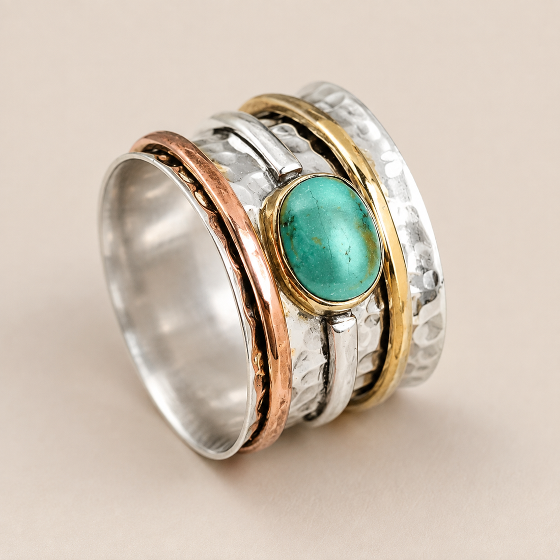 Maloi – Vintage Ring in Türkis