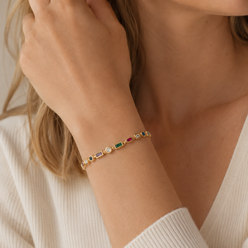 Nozomi – Bunte Kristallarmband