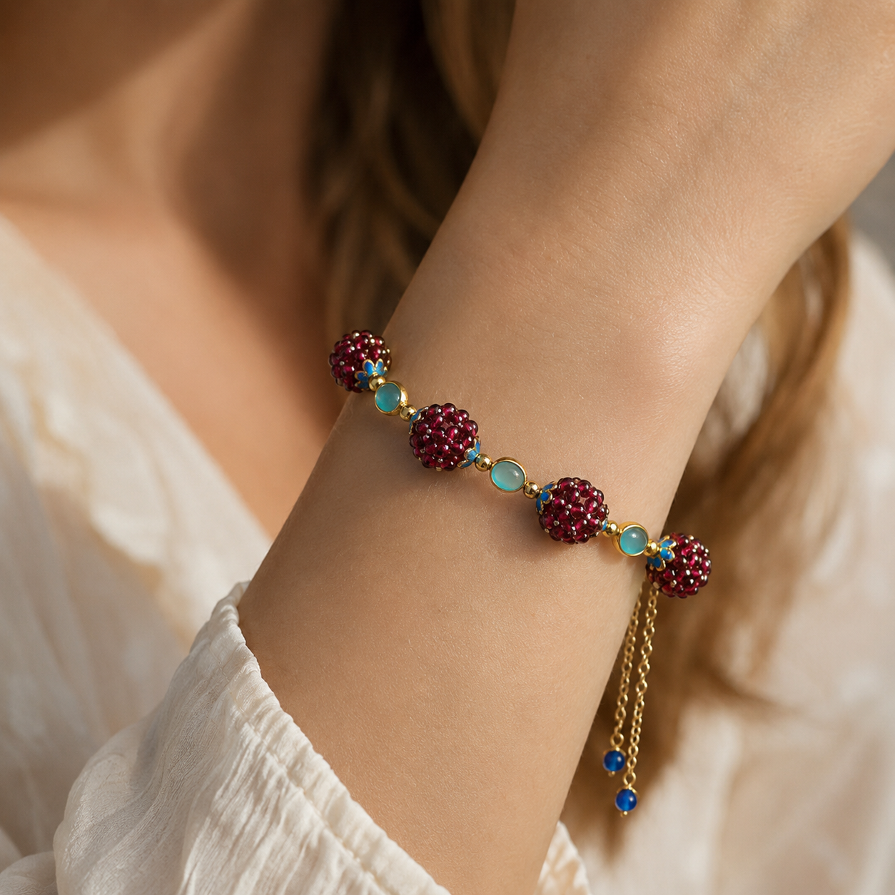 Ciara – Armband aus Natursteinen