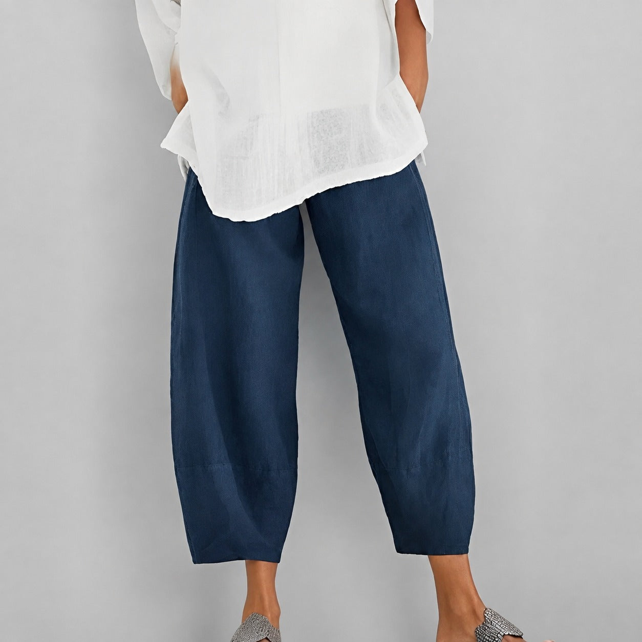 Alethea - Bequeme, locker geschnittene Sommerhose