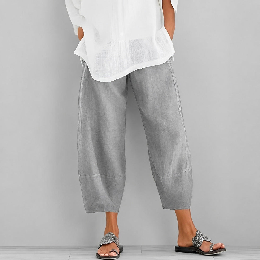 Alethea - Bequeme, locker geschnittene Sommerhose
