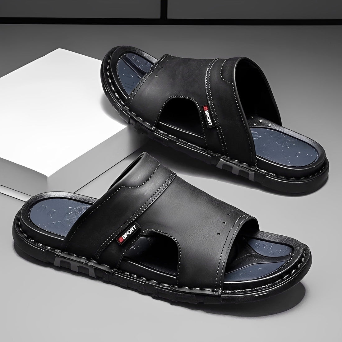 Kent - Gemütliche Weiche Sohlen-Sandalen