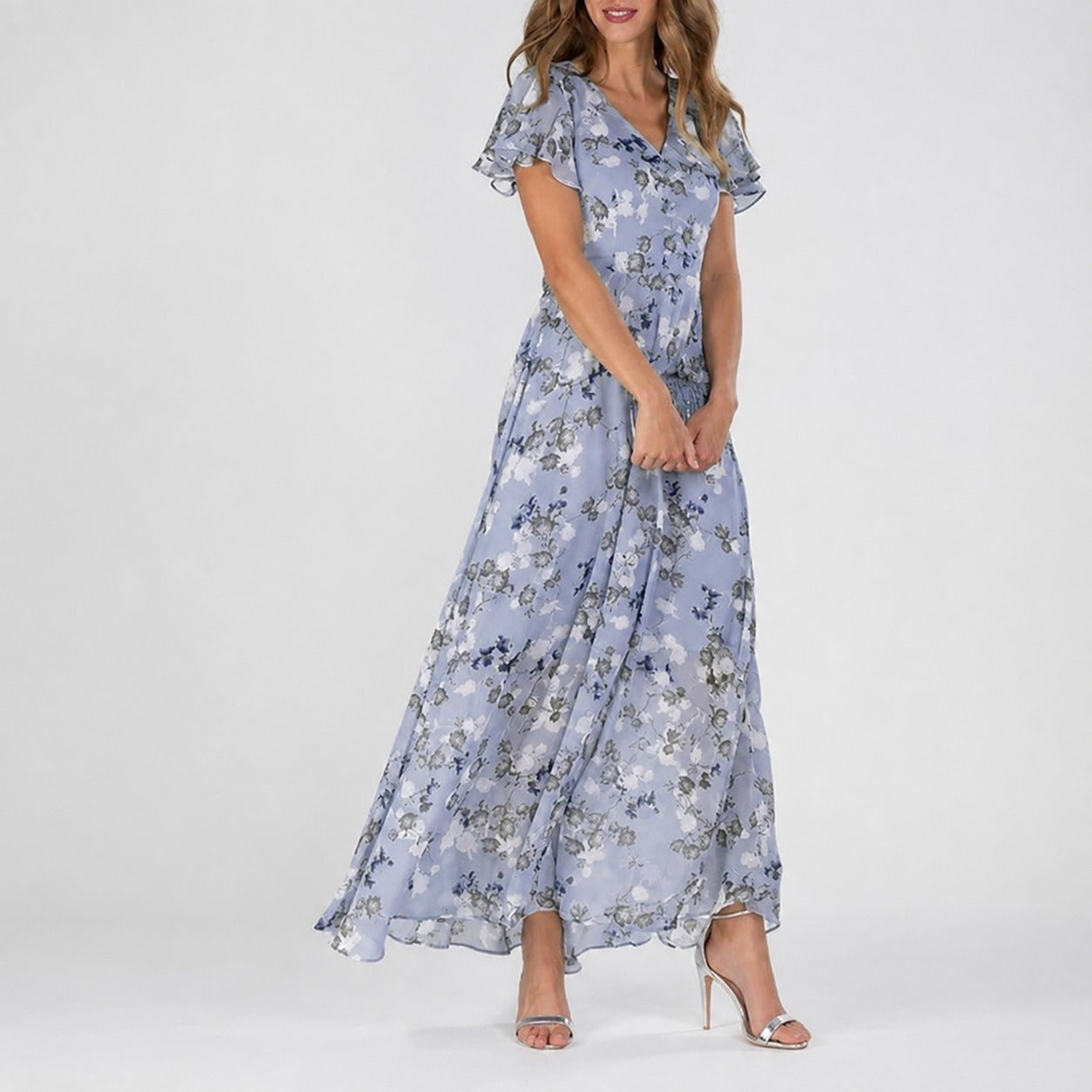 Lea - Ein vielseitiges Blumen-Midikleid für jede Gelegenheit