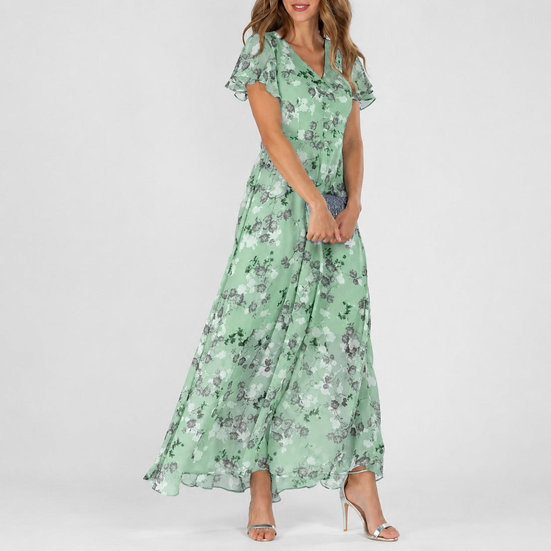 Lea - Ein vielseitiges Blumen-Midikleid für jede Gelegenheit