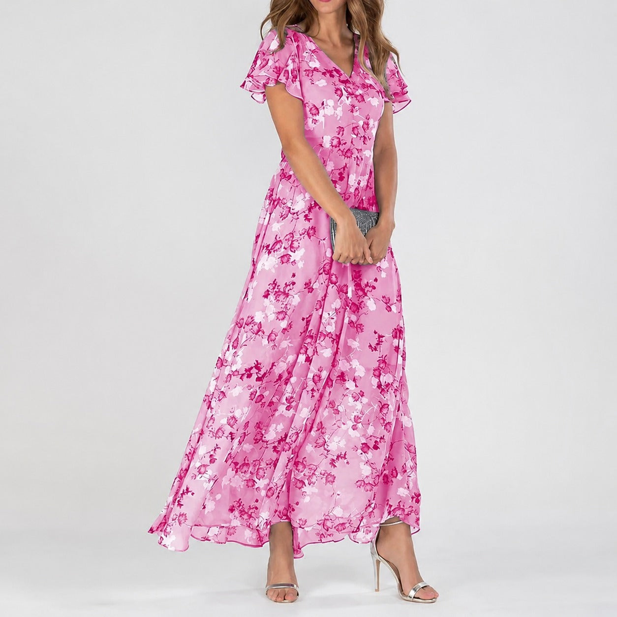 Lea - Ein vielseitiges Blumen-Midikleid für jede Gelegenheit