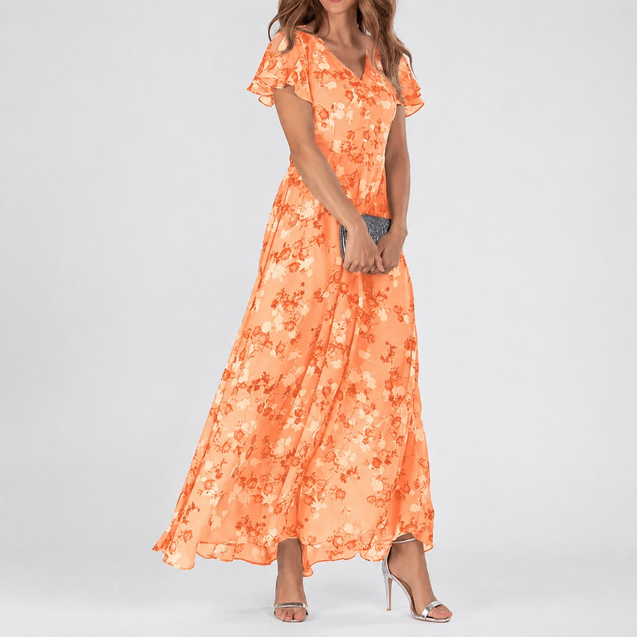 Lea - Ein vielseitiges Blumen-Midikleid für jede Gelegenheit