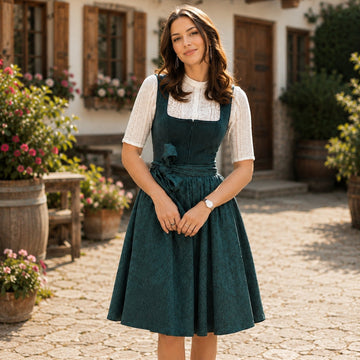 Alice - Einfaches Oktoberfest-Midikleid (Futter nicht enthalten)