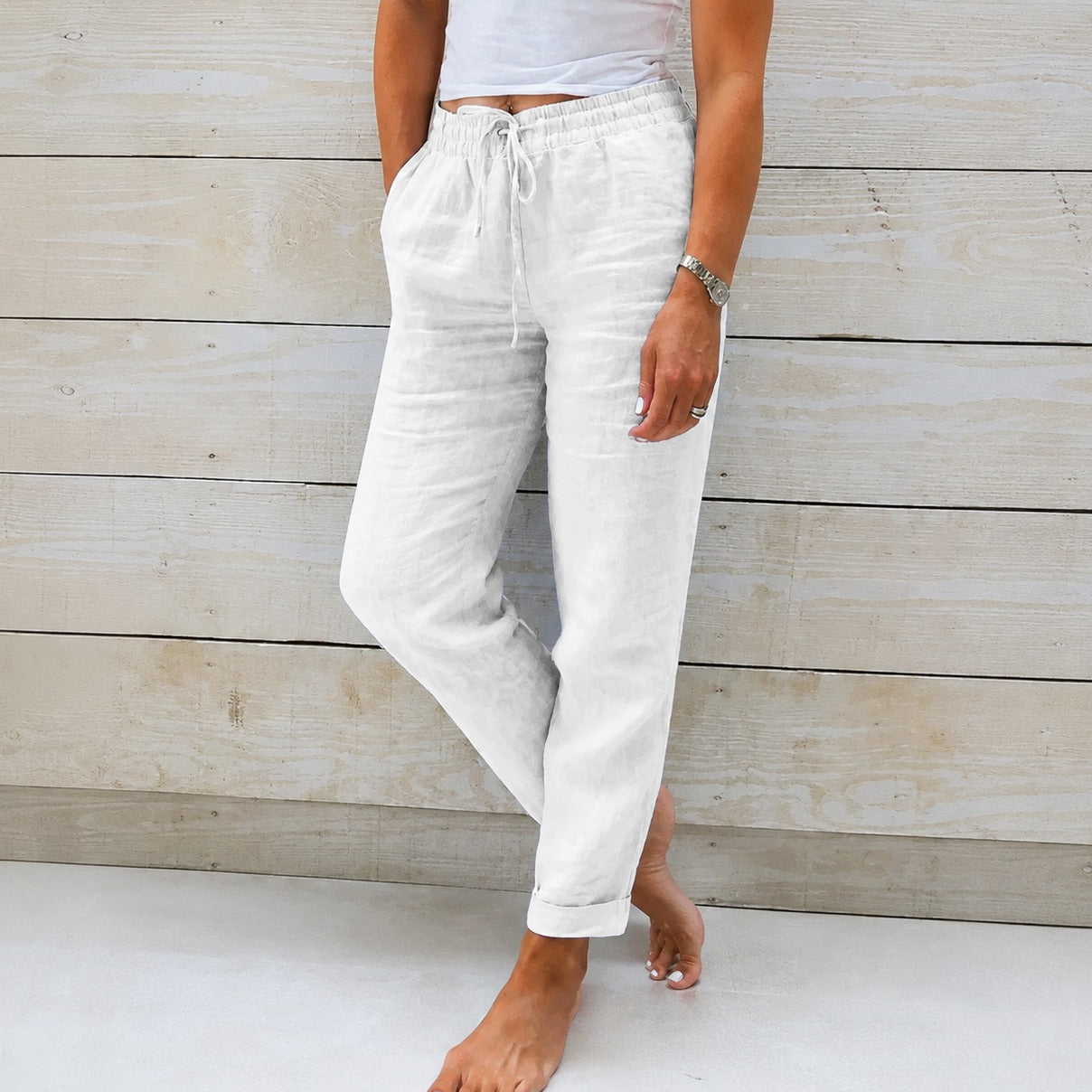 Dyan - Damenhose mit Zugband für einen lässigen Stil