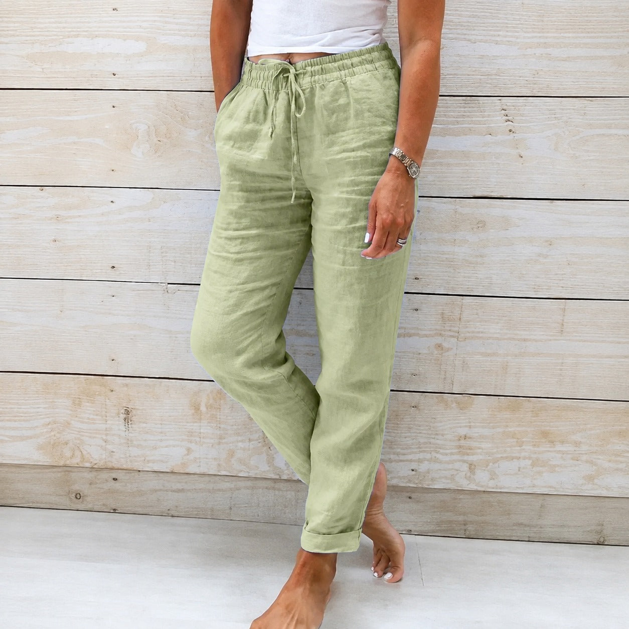 Dyan - Damenhose mit Zugband für einen lässigen Stil