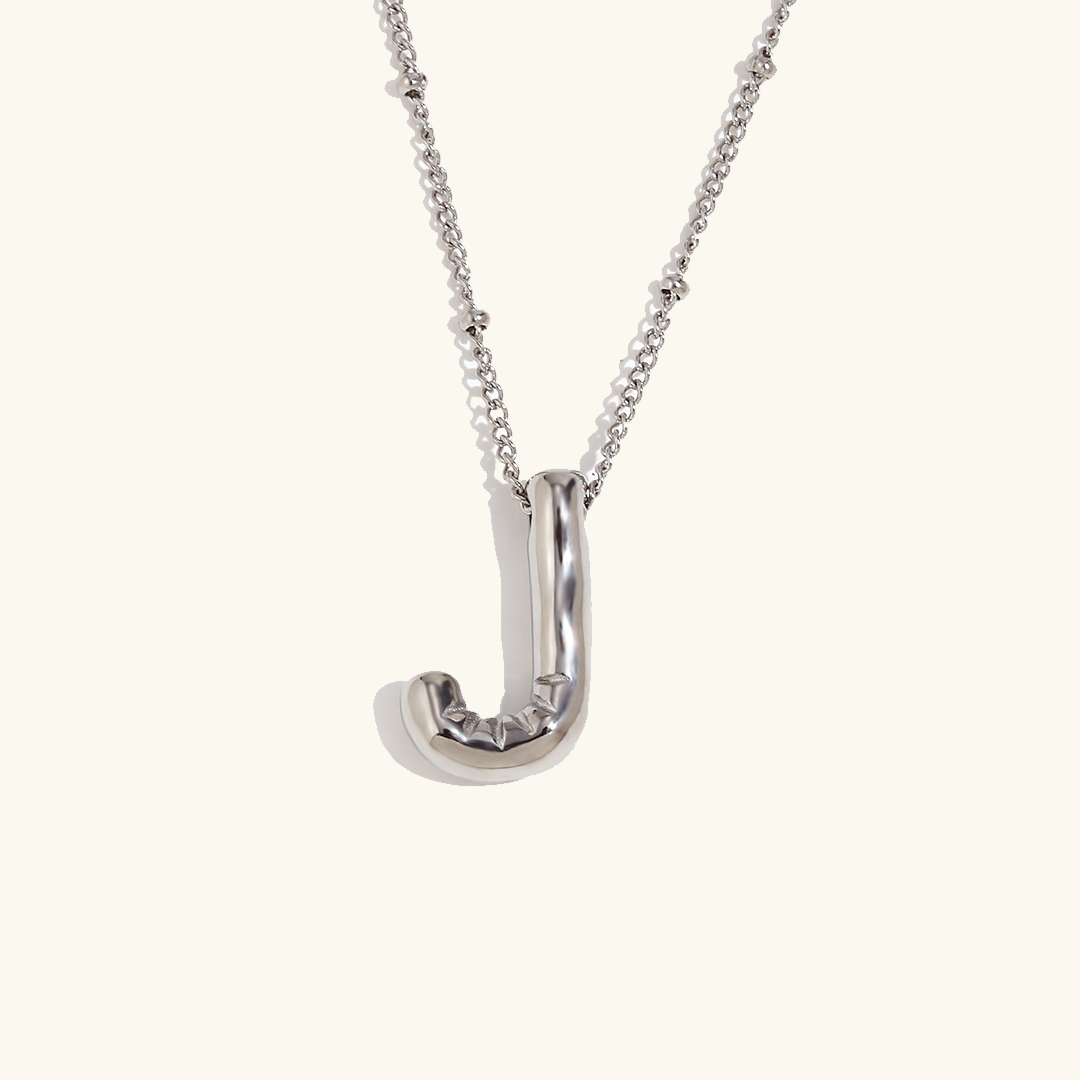 Goldenes Initialen-Halsband Balloon