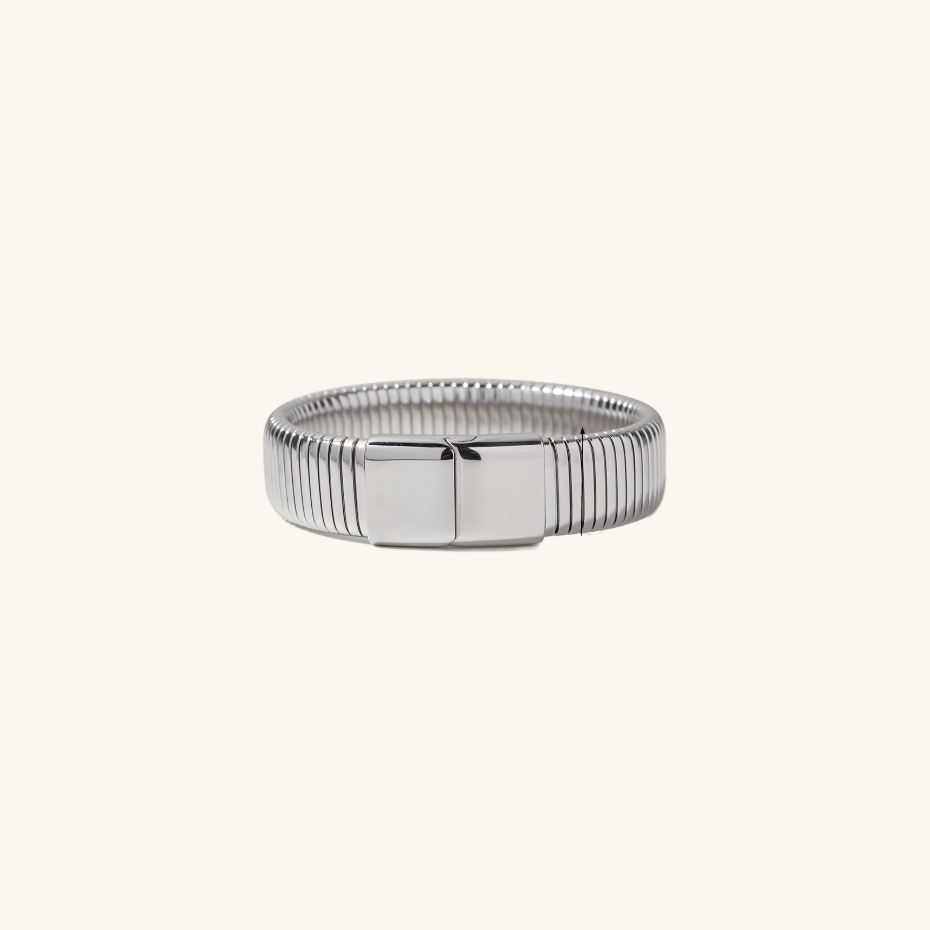 Celeste - Armband aus Gold mit vertikalen Linien