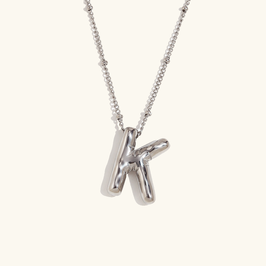 Goldenes Initialen-Halsband Balloon