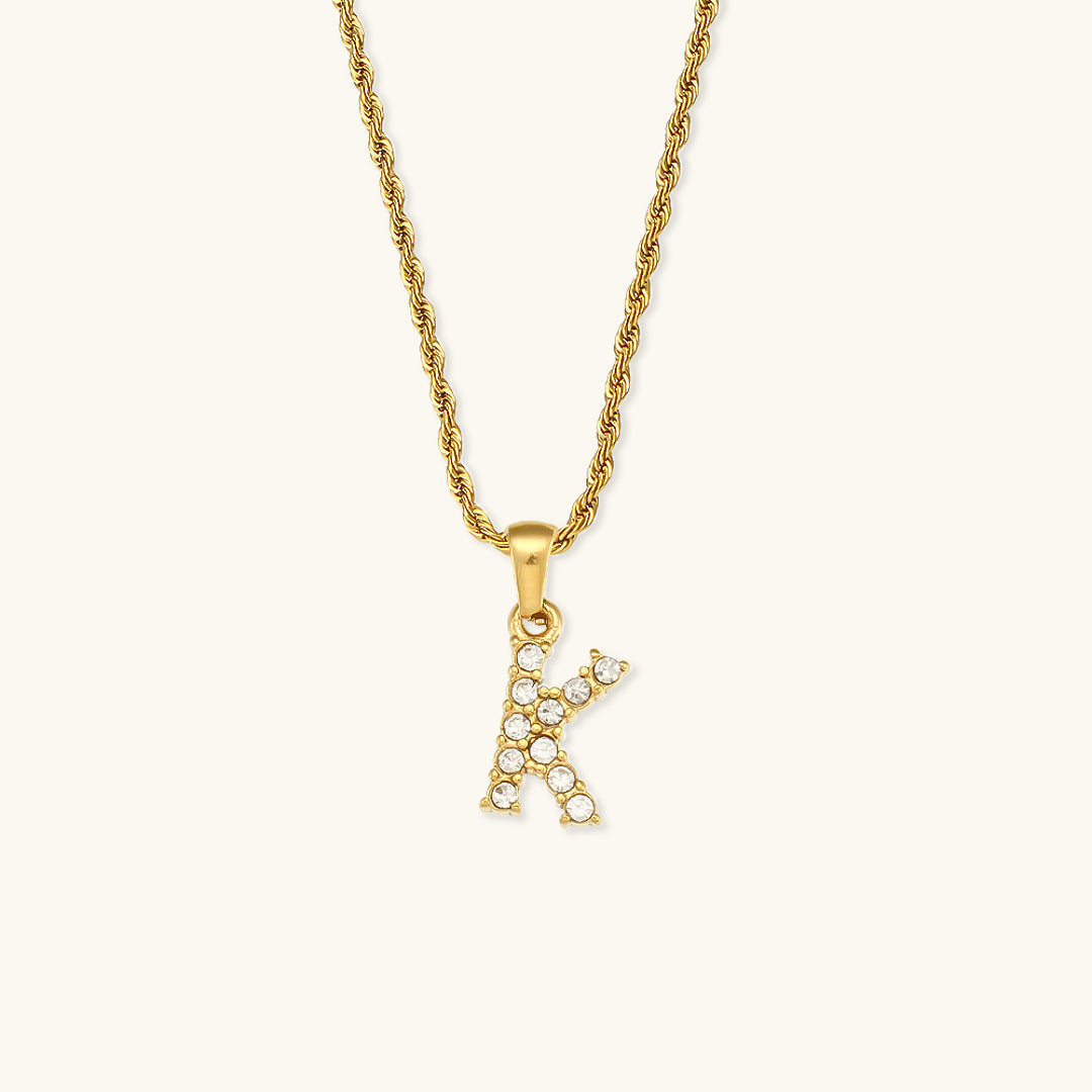 Maeve - Diamantkette mit Initialen