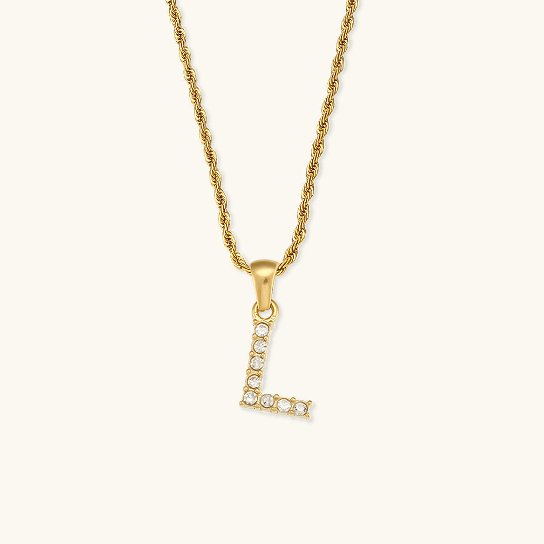 Maeve - Diamantkette mit Initialen