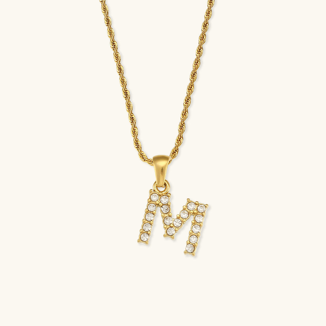 Maeve - Diamantkette mit Initialen