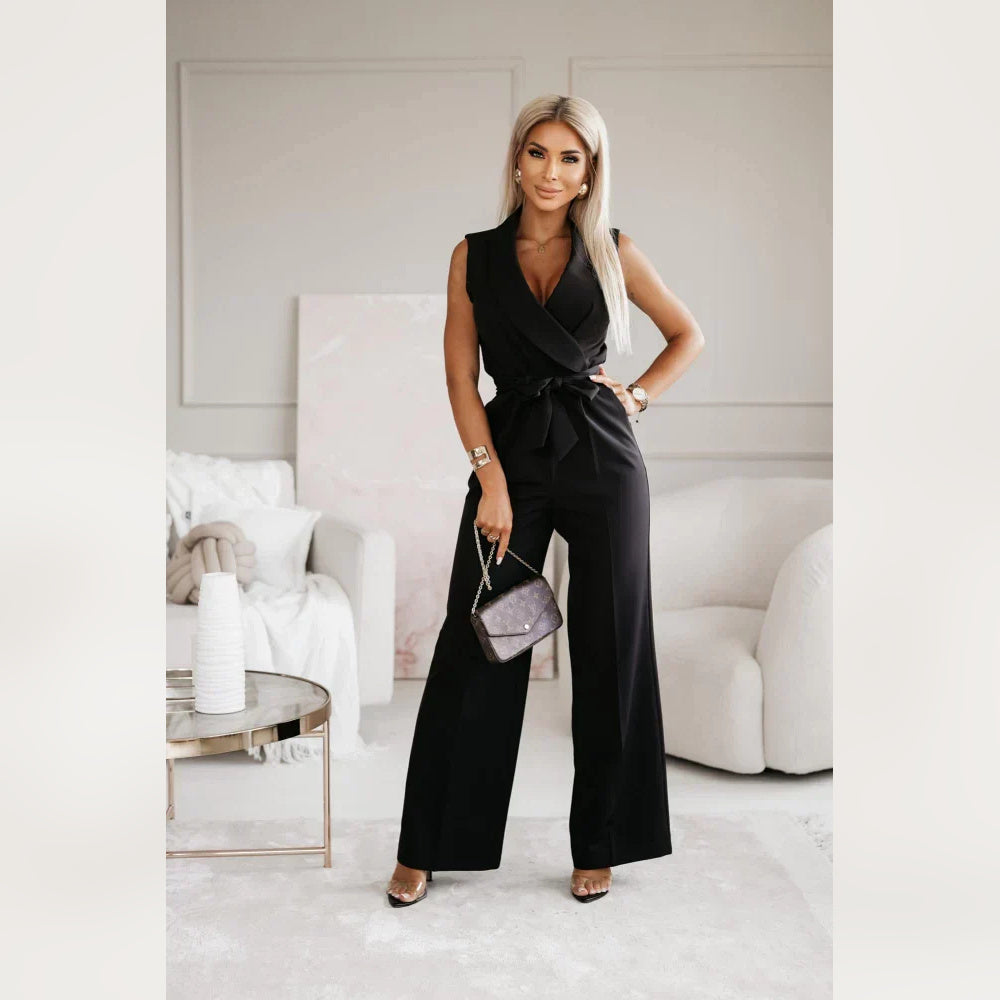Maribel - Stilvoller ärmelloser Jumpsuit für Damen