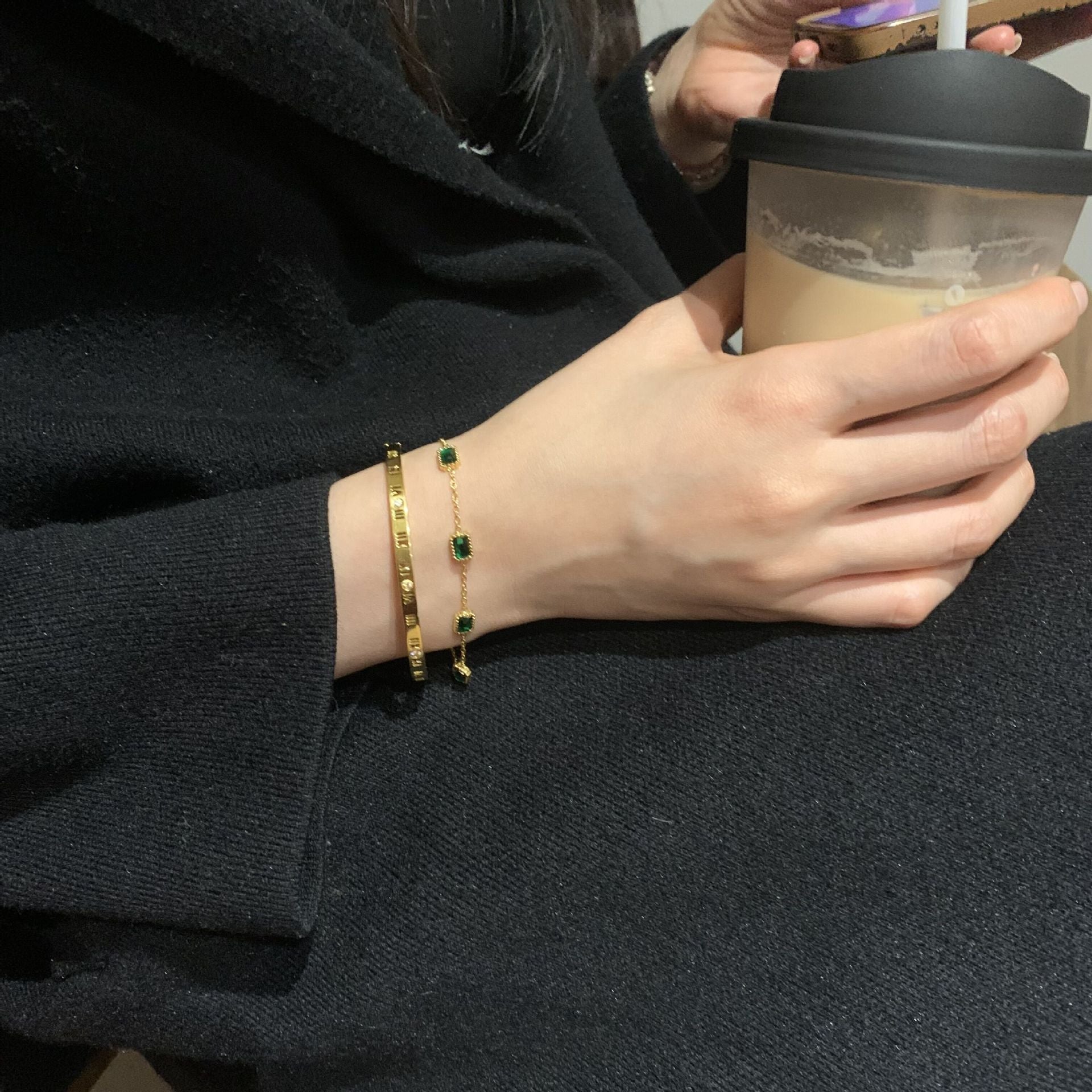 Erin - Grünes Armband