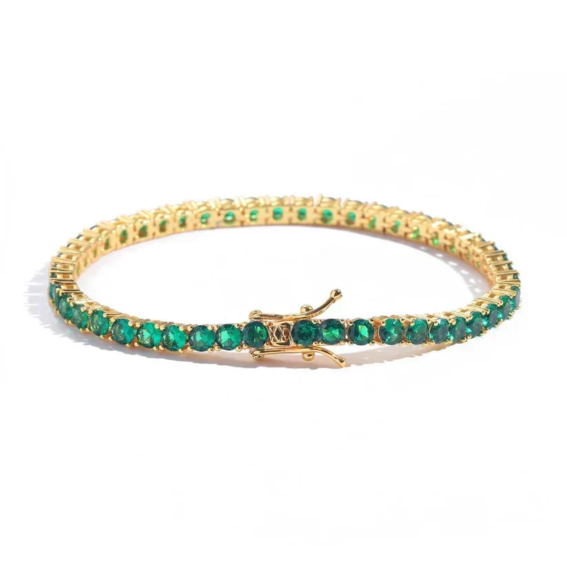 Aliona – Elegantes goldenes Virelli-Armband