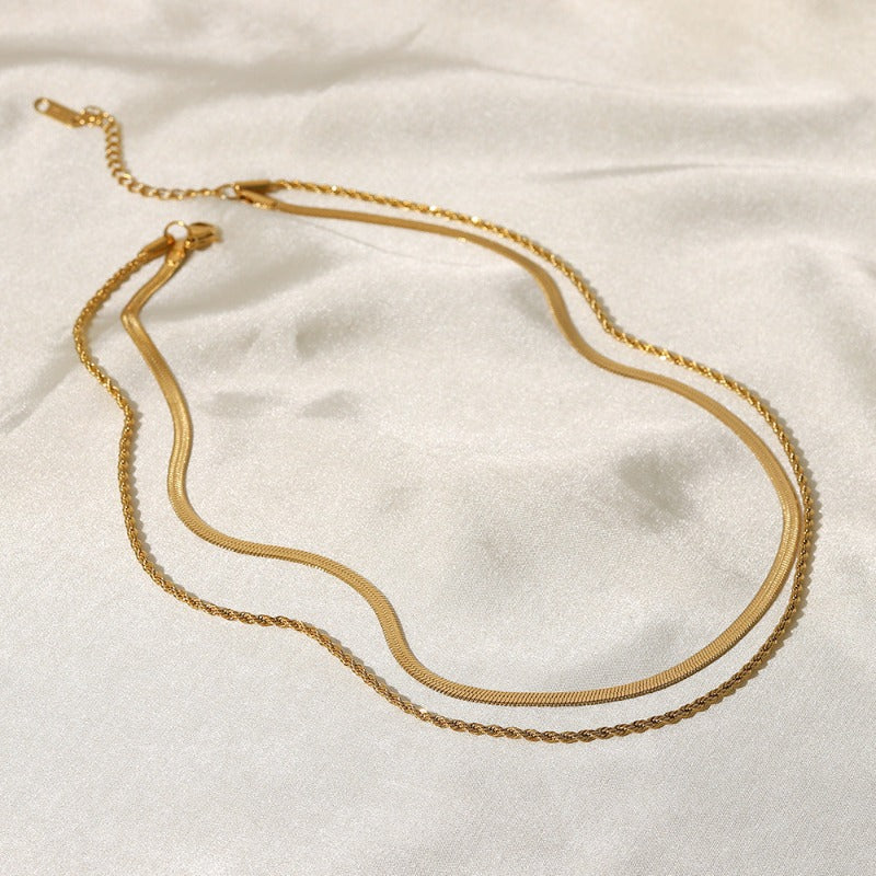 Nicole – Mehrlagige Goldkette