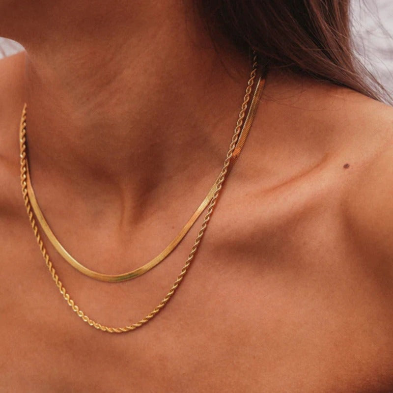 Nicole – Mehrlagige Goldkette
