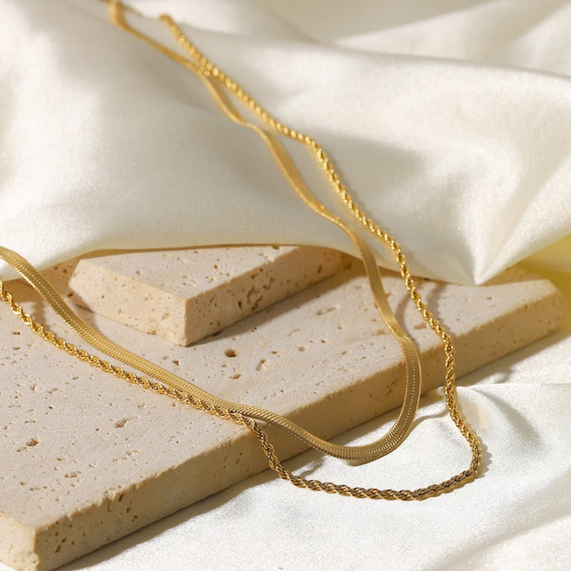 Nicole – Mehrlagige Goldkette