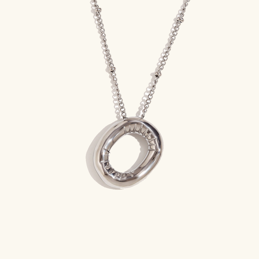 Goldenes Initialen-Halsband Balloon