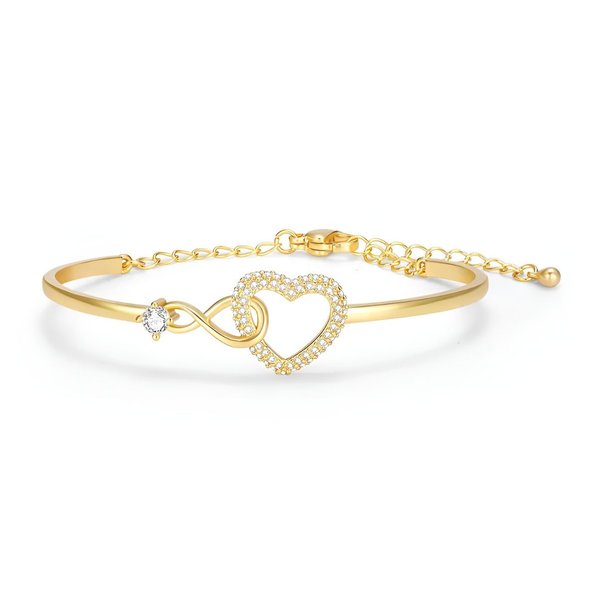 Ayumi – Unendliches Mutter-Tochter-Armband aus Gold