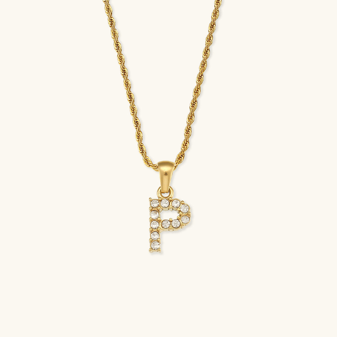 Maeve - Diamantkette mit Initialen